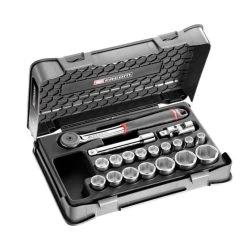 Coffret Clé à Cliquet + Douilles 1/2'' FACOM S.161-2P6PB - 19 Pièces