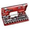 Coffret Clé à Cliquet Extensible à Verrouillage DBOX Douilles FACOM SXL.DBOX3PB 1/2" -Grohe Shop coffret cle a cliquet extensible a verrouillage dbox douilles facom sxldbox3pb 12