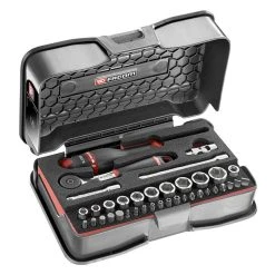 Coffret Clés à Cliquet + Douilles 1/4'' FACOM R.161-6M6PB