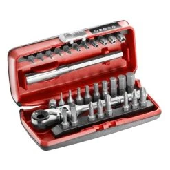 Coffret D'embouts De Vissage 1/4'' Avec Clé à Cliquet FACOM R.180J31PB (31 Pièces)