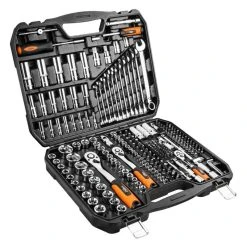 Coffret De Douilles Et Accessoires 1/2- 1/4'- 3/8 NEO TOOLS 08-671 - 219 Pièces
