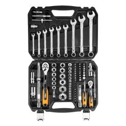 Coffret De Douilles Et Clés Mixte 82 Piéces NEO TOOLS 08-672