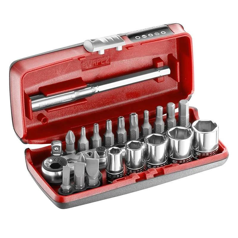 Coffret De Serrage Et Vissage FACOM R1PICOPB 1/4'' + Clé à Cliquet 3 Coffret De Serrage Et Vissage FACOM R1PICOPB 1/4'' + Clé à Cliquet