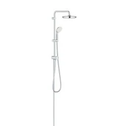 Colonne De Douche Inverseur Manuel TEMPESTA SYSTEM 210 GROHE 26381001 - Ø21 Cm + Flexible 125cm + Douchette 1 Jet - Chromé