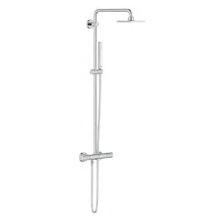 Colonne De Douche Thermostatique EUPHORIA 150 GROHE 27932000 - Tête 15 X 15 Cm + Douchette Stick