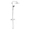 Colonne De Douche Thermostatique VITALIO SYSTEM 260 GROHE 26403002 Tête Ø 26 Cm + Douchette 3 Jets - Chrome -Grohe Shop colonne de douche thermostatique vitalio system 260 grohe 26403002 tete o 26 cm douchette 3 jets chrome
