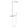 Colonne Thermostatique RAINSHOWER SMARTCONTROL 360 GROHE 26361000 - Tête 36 X 22 Cm + Douchette 2 Jets -Grohe Shop colonne thermostatique rainshower smartcontrol 360 grohe 26361000 tete 36 x 22 cm douchette 2 jets