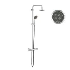 Colonne Thermostatique VITALIO START 160 GROHE 27960000 - Tête Ø 16 Cm + Douchette 2 Jets - Chrome