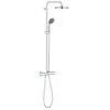 Colonne Thermostatique VITALIO START 210 GROHE 27960001 - Tête Ø 21 Cm + Douchette 2 Jets -Grohe Shop colonne thermostatique vitalio start 210 grohe 27960001 tete o 21 cm douchette 2 jets