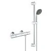 Combiné Thermostatique PRECISION TREND GROHE 34237002 Douchette 3 Jets - Flexible 175 Cm - Chrome -Grohe Shop combine thermostatique precision trend grohe 34237002 douchette 3 jets flexible 175 cm chrome