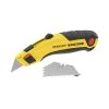 Couteau à Lame Rétractable + 5 Lames STANLEY FATMAX -Grohe Shop couteau a lame retractable 5 lames stanley fatmax