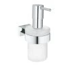 Distributeur De Savon Avec Support ESSENTIALS CUBE GROHE 40756001 160 Ml - Chrome