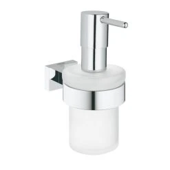 Distributeur De Savon Avec Support ESSENTIALS CUBE GROHE 40756001 160 Ml - Chrome