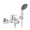 Ensemble Mitigeur Bain/douche START + Set De Douche Vitalio GROHE 23413002 Douchette, Flexible Et Support Mural - Chrome -Grohe Shop ensemble mitigeur baindouche start set de douche vitalio grohe 23413002 douchette flexible et support mural chrome