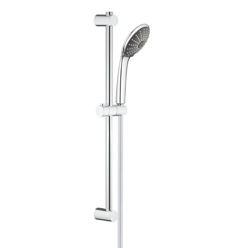 Ensemble VITALIO JOY GROHE 27333000 Douchette 3 Jets + Barre 60 Cm + Flexible 175 Cm - Chrome 3 Ensemble VITALIO JOY GROHE 27333000 Douchette 3 Jets + Barre 60 Cm + Flexible 175 Cm - Chrome