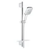 Ensemble VITALIO SMARTACTIVE 130 CUBE GROHE 26584000 Douchette 3 Jets + Barre 60 Cm + Flexible 175 Cm - Chrome -Grohe Shop ensemble vitalio smartactive 130 cube grohe 26584000 douchette 3 jets barre 60 cm flexible 175 cm chrome