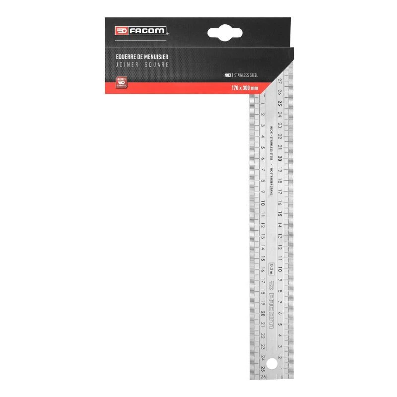 Equerre De Menuisier FACOM 1223.03PB - Inox - 30x17cm 3 Equerre De Menuisier FACOM 1223.03PB - Inox - 30x17cm