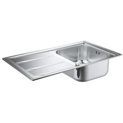 Évier K400 GROHE 31566SD0 1 Bac + 1 égouttoir - Inox