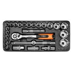 Insert Cliquet Et Douilles 1/2 NEO TOOLS 84-238 27 Pièces