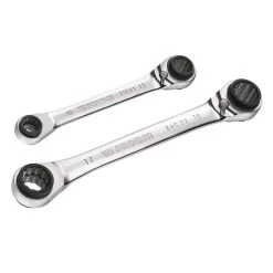 Jeu De 2 Clés Polygonales à Cliquet Droites FACOM 64C.J2PB Angle 5°