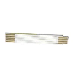 Mesure Pliante Bois Blanc-jaune STANLEY 2 M X 17 Mm