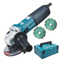 MAKITA MACHINES Meuleuse MAKITA GA5040RKDJ Ø125 Mm 1100 W + 2 Disques DIAMAK