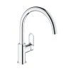 Mitigeur D'évier START FLOW GROHE 31555001 - Monocommande - Col De Cygne - Chrome -Grohe Shop mitigeur d evier start flow grohe 31555001 monocommande col de cygne chrome