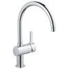 Mitigeur évier FLAIR GROHE 32452000 Bec Col De Cygne - Chrome