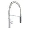 Mitigeur évier GET 360° GROHE 30361000 - Col De Cygne Professionnel - Douchette Déclipsable - Chromé -Grohe Shop mitigeur evier get 360 grohe 30361000 col de cygne professionnel douchette declipsable chrome