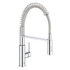 Mitigeur évier GET 360° GROHE 30361000 - Col De Cygne Professionnel - Douchette Déclipsable - Chromé