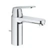 Mitigeur Lavabo EUROSMART GROHE 23325000 - Taille M - Bec Droit - Avec Vidage - Chrome -Grohe Shop mitigeur lavabo eurosmart grohe 23325000 taille m bec droit avec vidage chrome