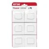Pack De 6 Interrupteurs Neptune - Va-et-vient - Blanc LEGRAND