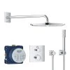 Pack De Douche Encastré GROHTHERM GROHE 34730000 - Mitigeur Carré - Ø 31 Cm & Douchette 1 Jet -Grohe Shop pack de douche encastre grohtherm grohe 34730000 mitigeur carre o 31 cm douchette 1 jet