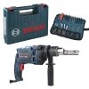 BOSCH MACHINES Perceuse à Percussion BOSCH GSB 16 RE 750 W + Jeu D'accessoires 100 Pièces