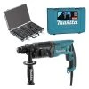 MAKITA MACHINES Perforateur Burineur MAKITA HR2470 SDS-Plus 780W + Coffret 17 Pièces D-42444 -Grohe Shop perforateur burineur makita hr2470 sds plus 780w coffret 17 pieces d 42444