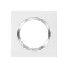 Plaque Dooxie - 1 Poste - Carré - Blanc + Chrome LEGRAND -Grohe Shop plaque dooxie 1 poste carre blanc chrome legrand