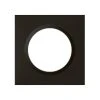 Plaque Dooxie - 1 Poste - Carré - Noir Velours LEGRAND