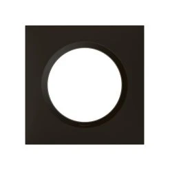 Plaque Dooxie - 1 Poste - Carré - Noir Velours LEGRAND