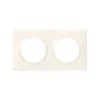 Plaque Dooxie - 2 Postes - Carré - Blanc LEGRAND