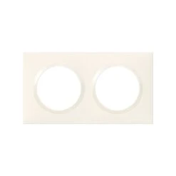 Plaque Dooxie - 2 Postes - Carré - Blanc LEGRAND