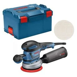 BOSCH MACHINES Ponceuse Excentrique BOSCH GEX 40-150 Professional 400W Avec L-Boxx