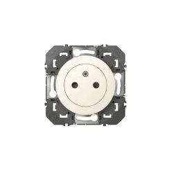 Prise 2P+T Carrée Dooxie Blanc Carrée LEGRAND