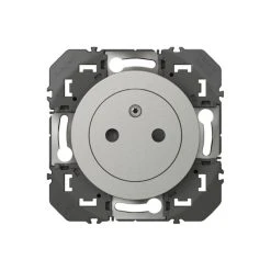 Prise Affleurante 2P+T - Alu LEGRAND