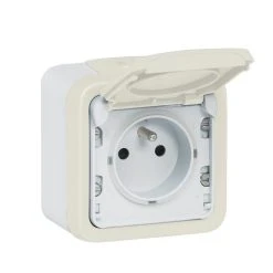 Prise Extérieure 2P+T Plexo - IP55 - Blanc LEGRAND