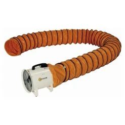 Ventilateur Extracteur V300 SOVELOR Hélicoïde Portable 3900 M³/h + Gaine Souple De Soufflage Ø30cm ACC06 5m